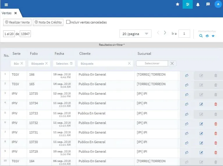 Evidence Technology - Ventas