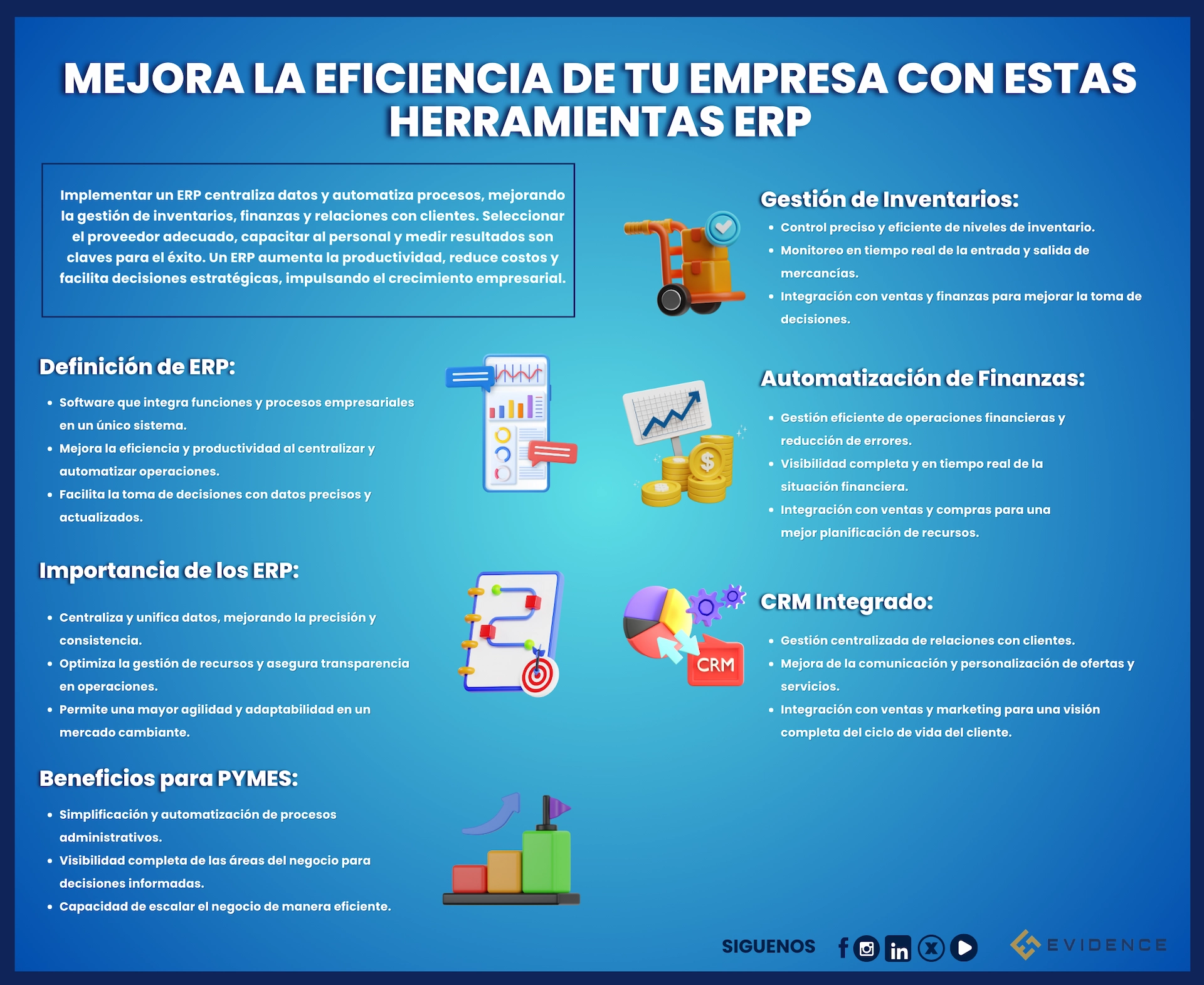 Evidence Technology - Mejora la eficiencia de tu empresa con estas herramientas ERP