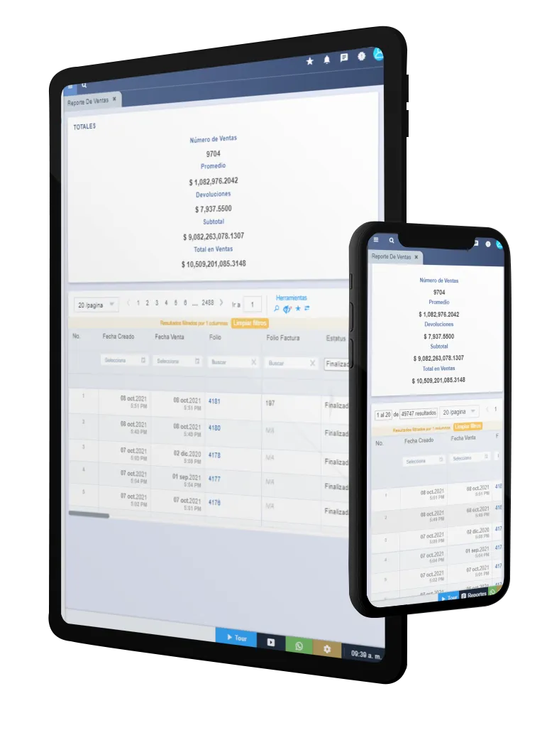 Evidence ERP Dashboard