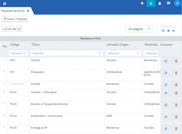Trayectos de envío optimizados con ERP logístico de Evidence Technology