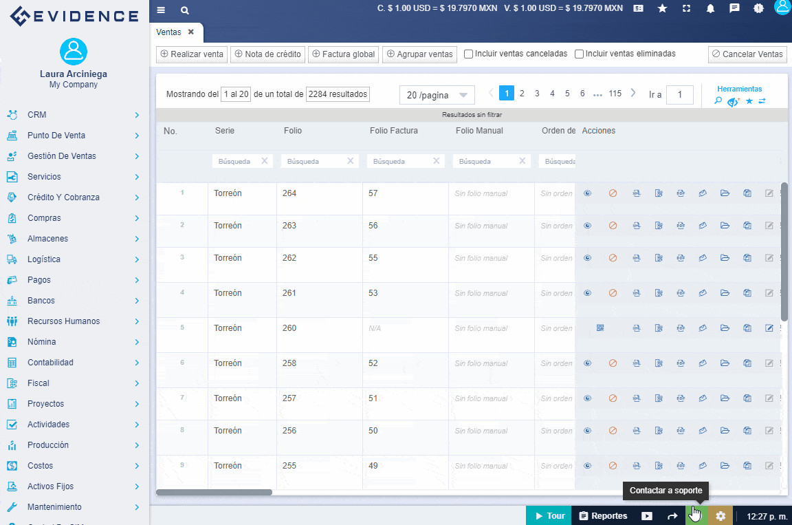 Contabilidad automática con ERP de Evidence Technology