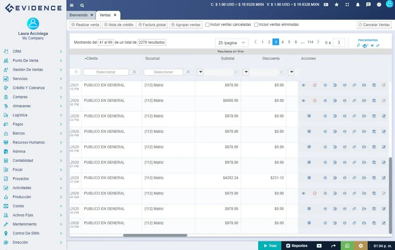 Fondo tecnológico, Evidence Technology
